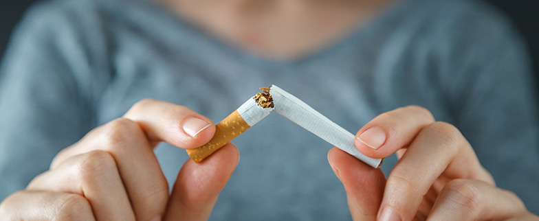 Getting rid of cigarettes will help with lung cancer.